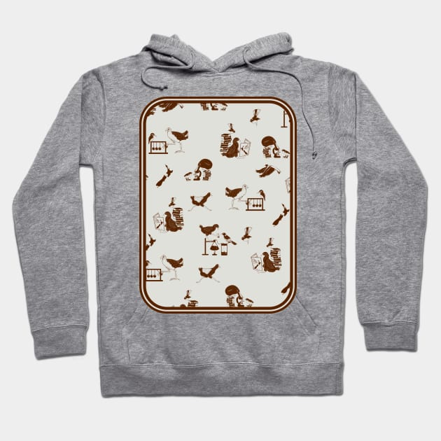 NZ Birds Science Pattern Hoodie by mailboxdisco